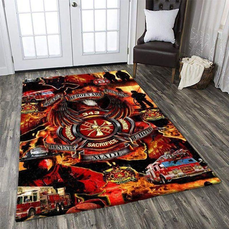 Firefighter Rectangle Rug