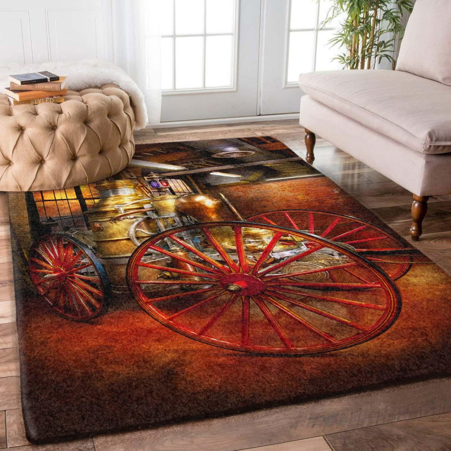 Fireman Rectangle Rug