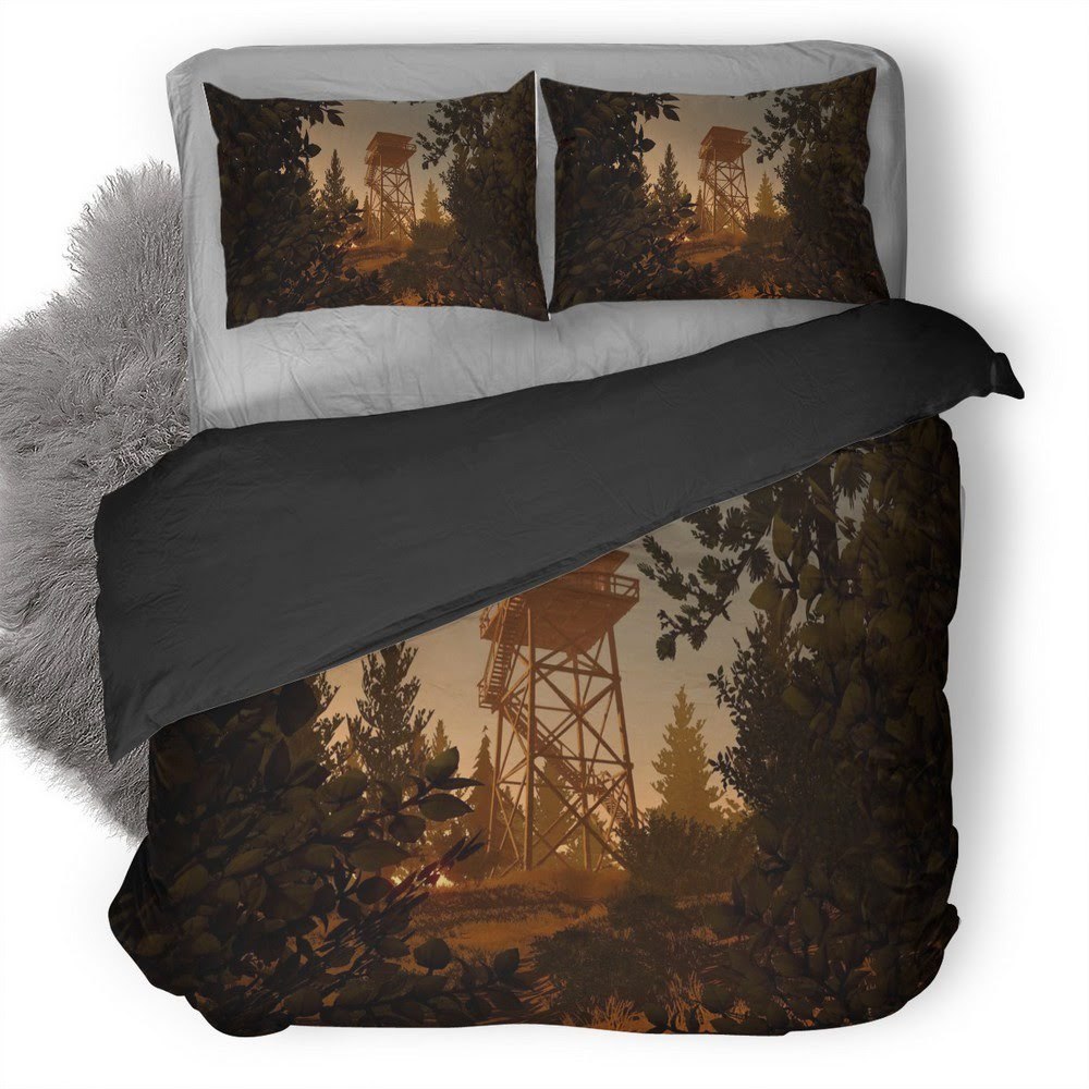 Firewatch 18 3D Customized Duvet Cover Bedding Set