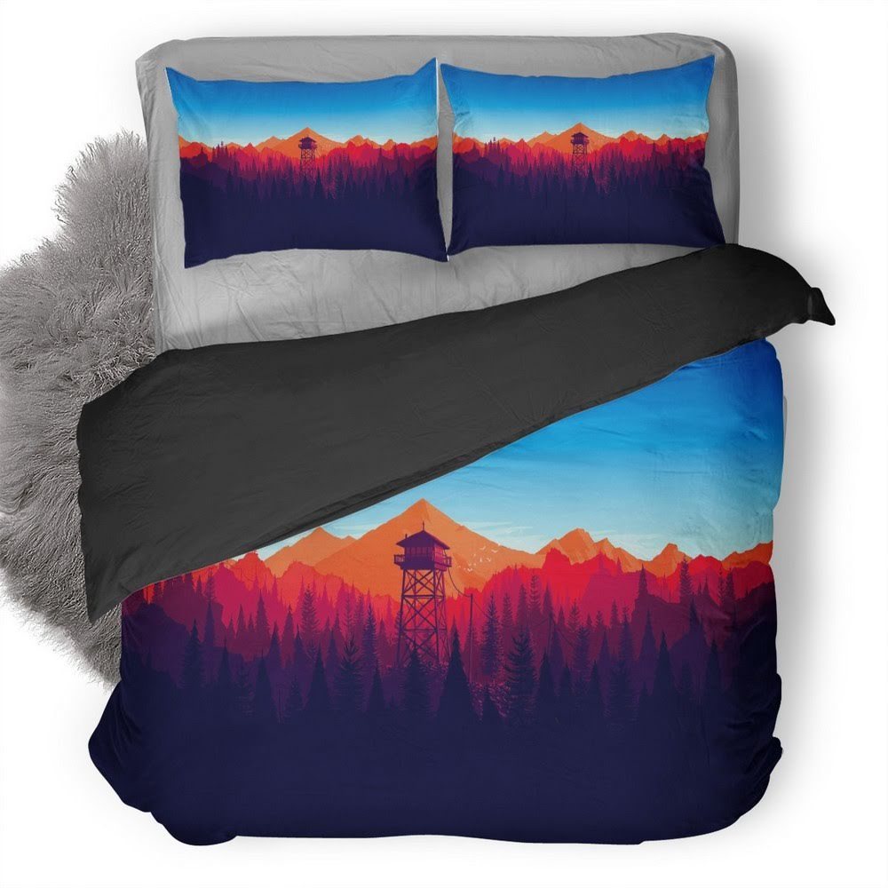 Firewatch 3D Customized Duvet Cover Bedding Set