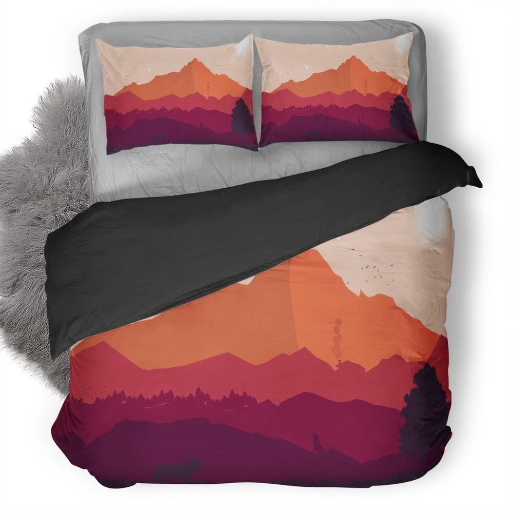 Firewatch 3D Customized Duvet Cover Bedding Set