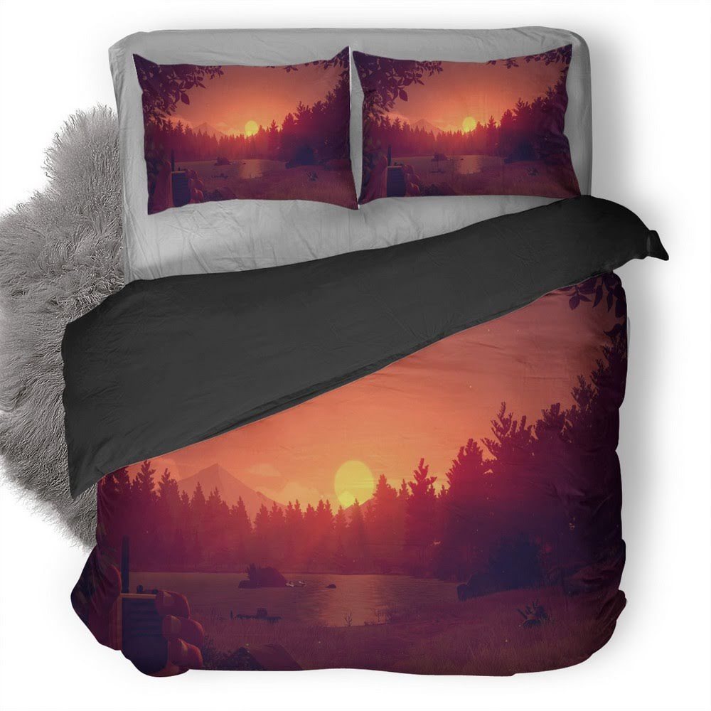 Firewatch 3D Customized Duvet Cover Bedding Set