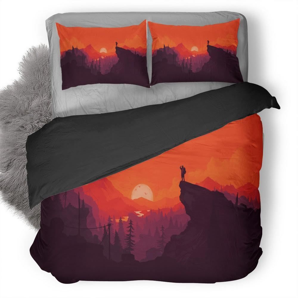 Firewatch 3D Customized Duvet Cover Bedding Set