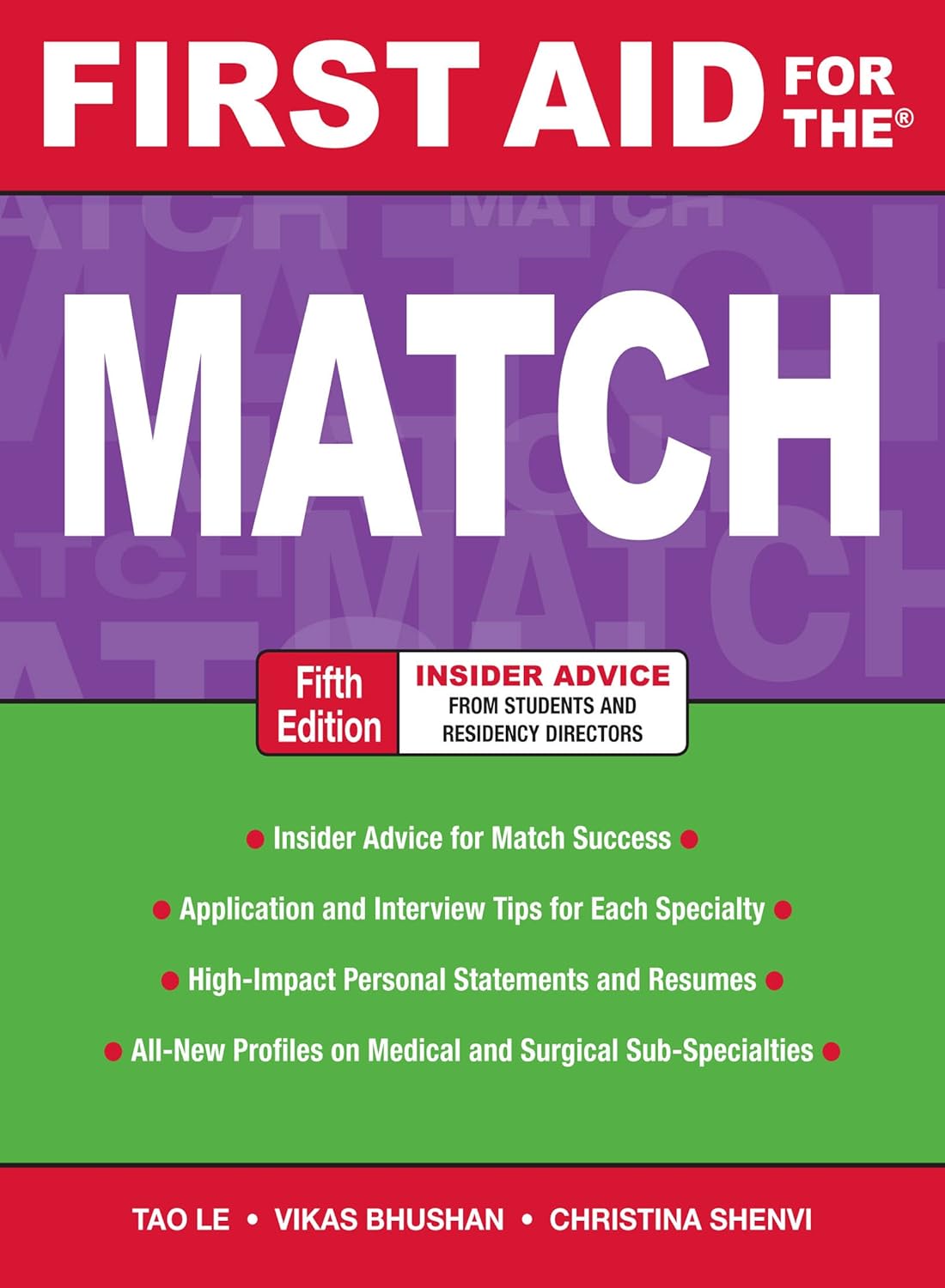 First Aid for the Match, Fifth Edition (First Aid Series) (PDF/EPUB Version)