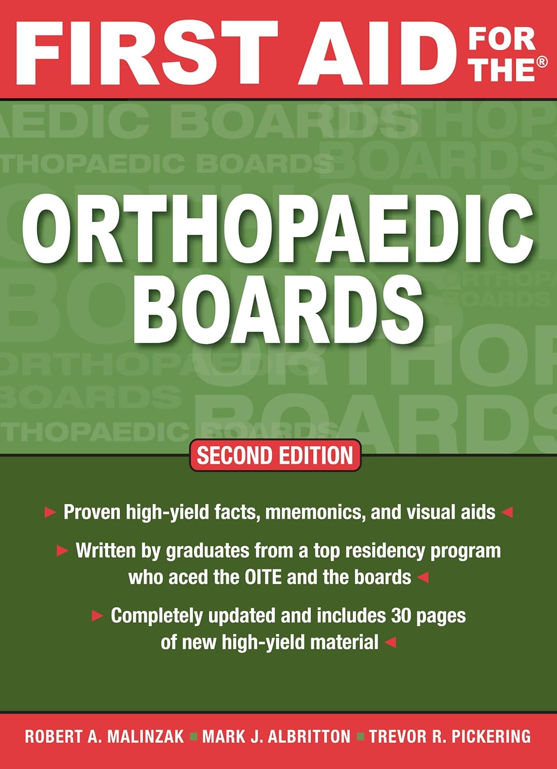 First Aid for the Orthopaedic Boards, Second Edition (PDF/EPUB Version)