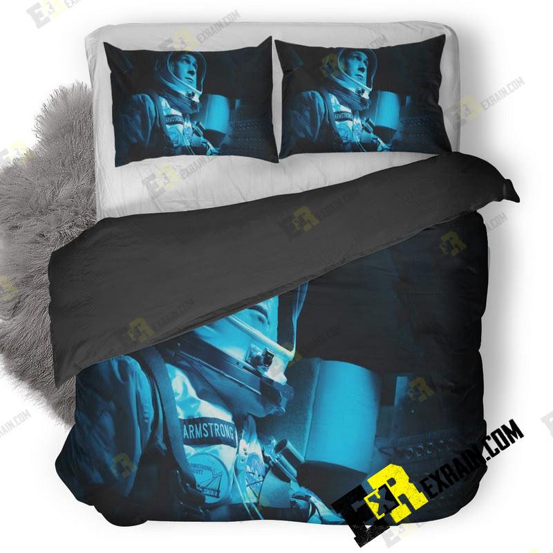 First Man Movie Ryan Gosling 7K 3D Customized Duvet Cover Bedding Set