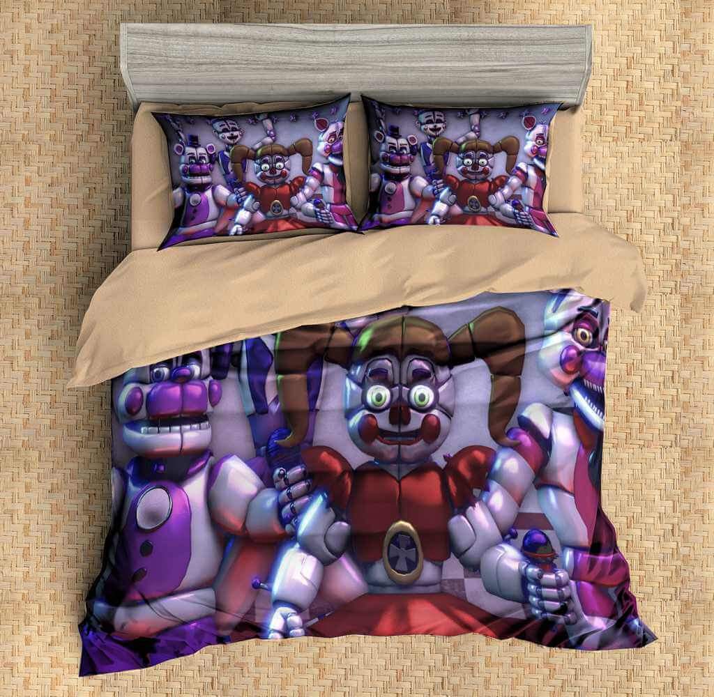 Five Nights At Freddy’S 3D Customized Duvet Cover Bedding Set
