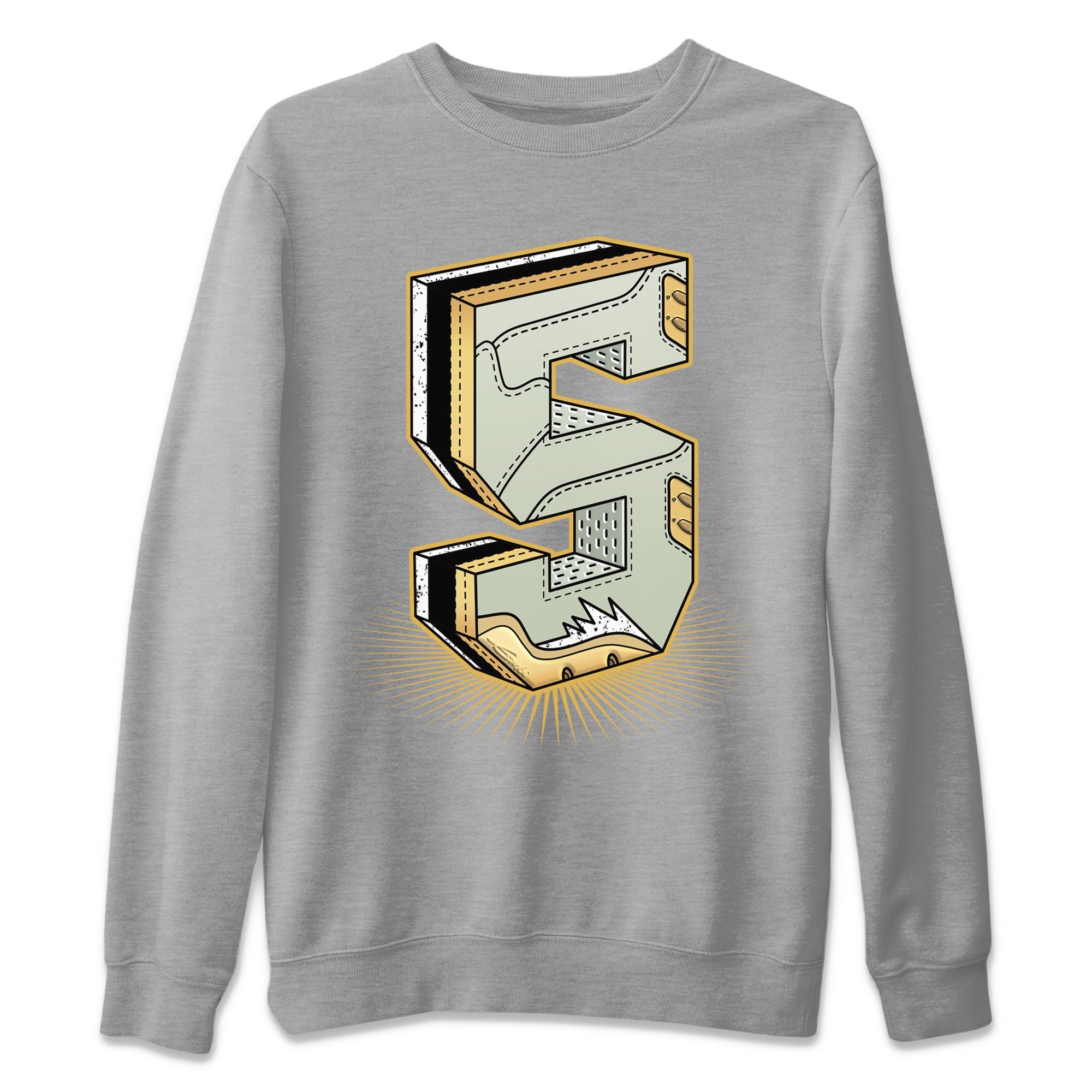 Five Statue Unisex Sweater – Air Jordan 5 Jade Horizon, Sneakers Matching Sweater