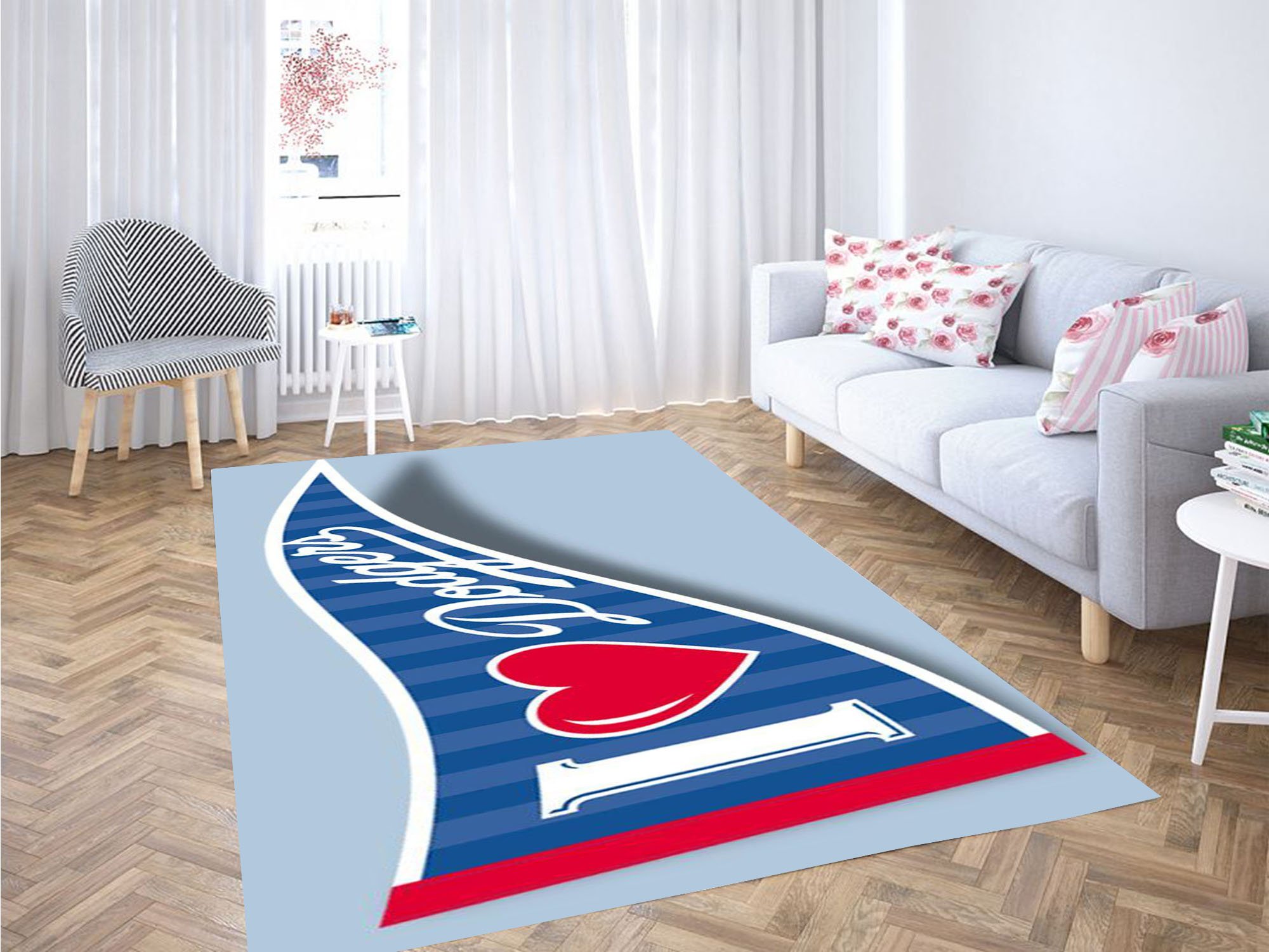 Flag Angeles Dodgers Carpet Rectangle Rug