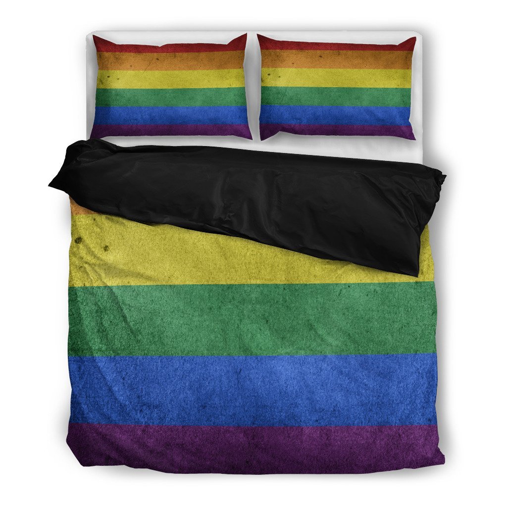 Flag Pride Lgbt Lovers 3D Customized Duvet Cover Bedding Set