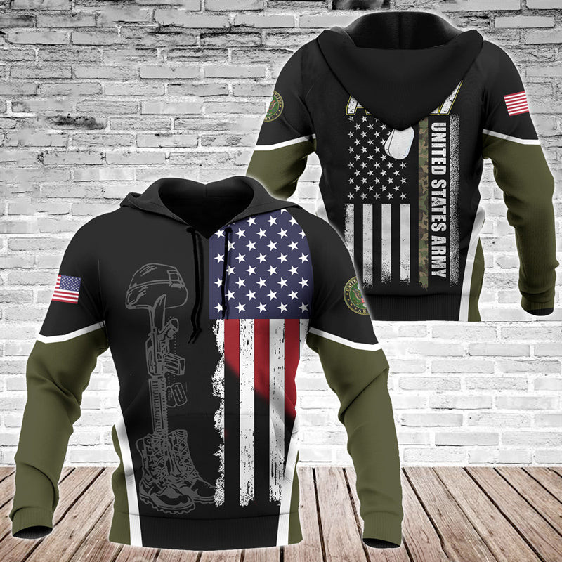 Flag Us Army Hoodie