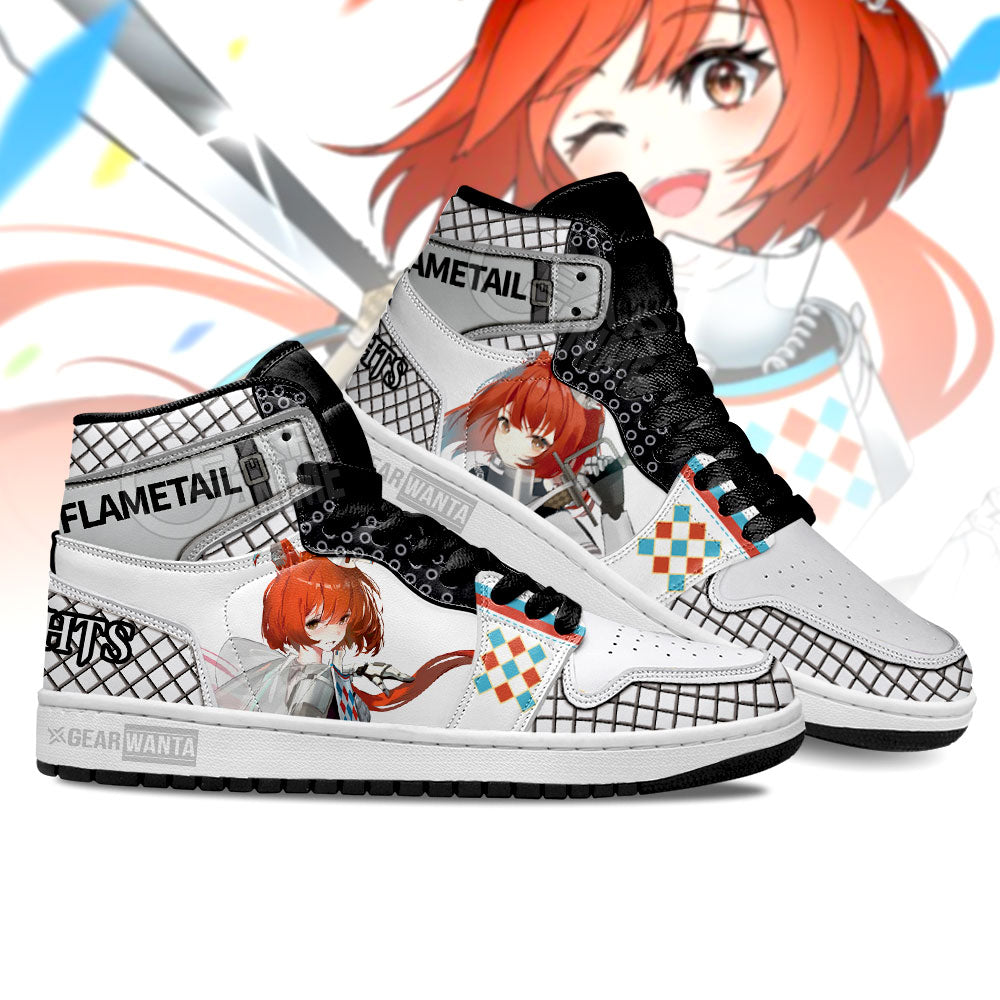 Flametail Arknights J1 Shoes For Fans Sneakers, Air Jordan Hightop