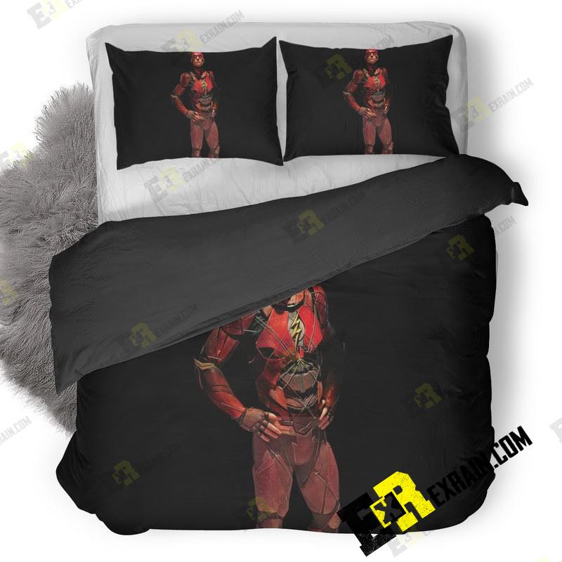 Flash Justice League 3D Customized Duvet Cover Bedding Set