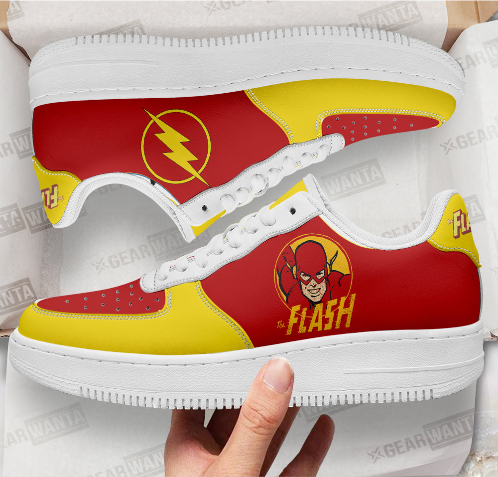 Flash Super Hero Custom Air Sneakers