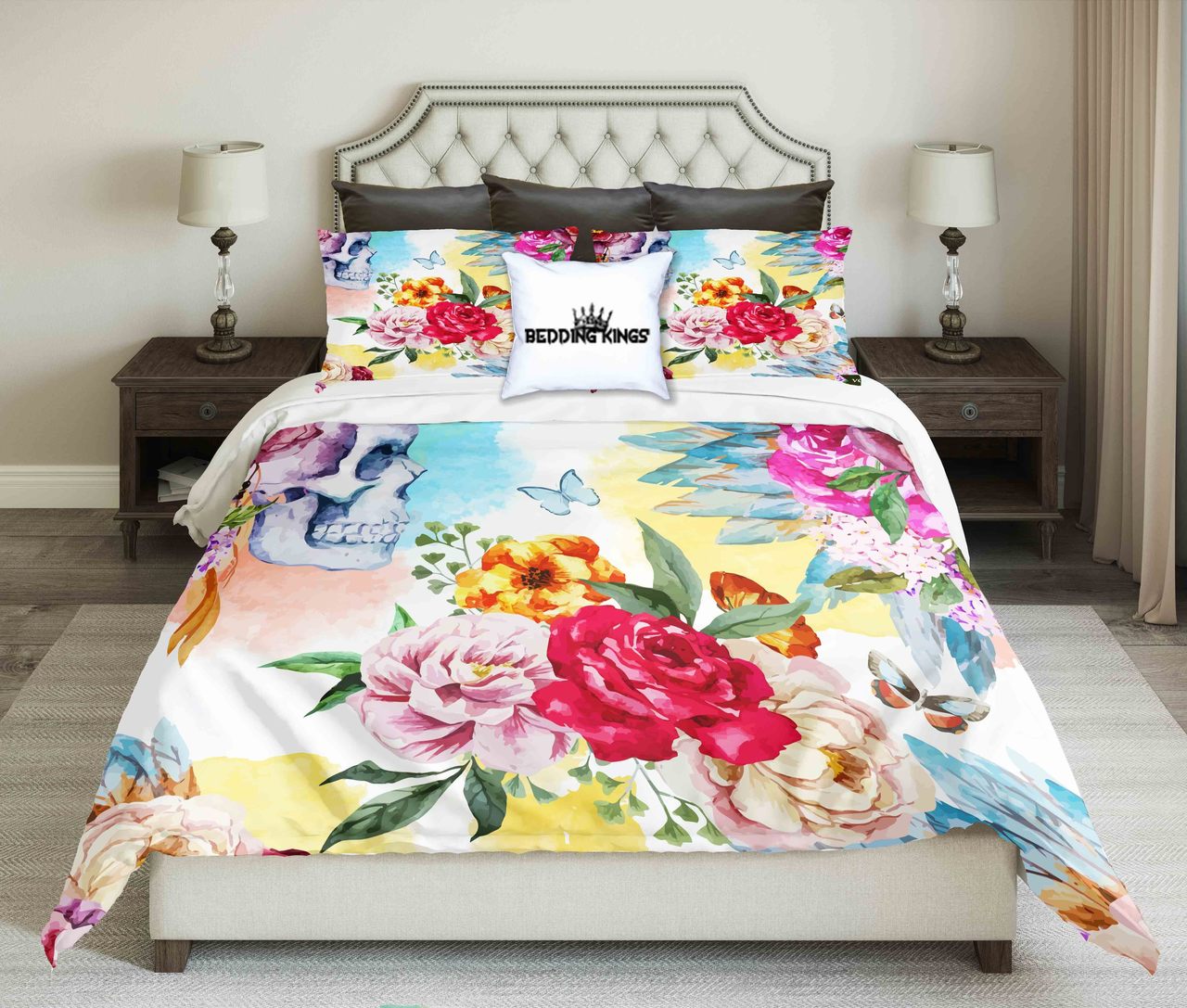 Floralkull Kings 3D Customized Duvet Cover Bedding Set