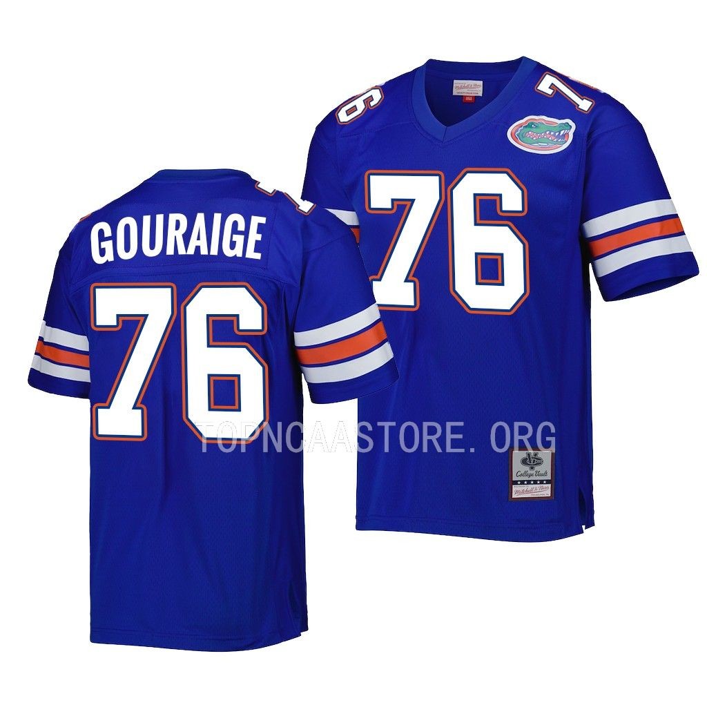 Florida Gators #76 Richard Gouraige Legacy Royal Jersey Men's