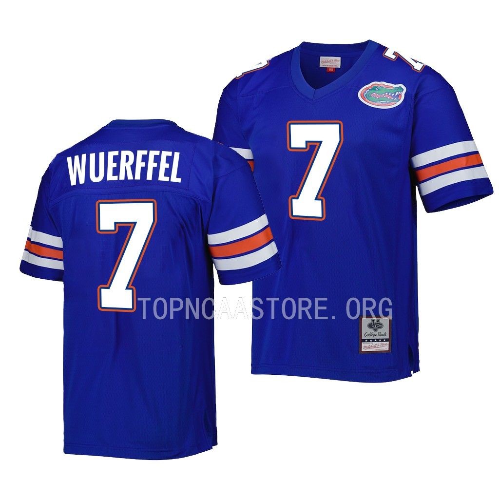 Florida Gators #7 Danny Wuerffel Legacy Royal Jersey Men's