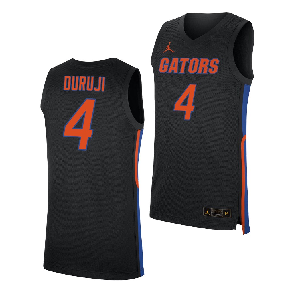 Florida Gators Anthony Duruji Black 2019-20 Men's College Jersey