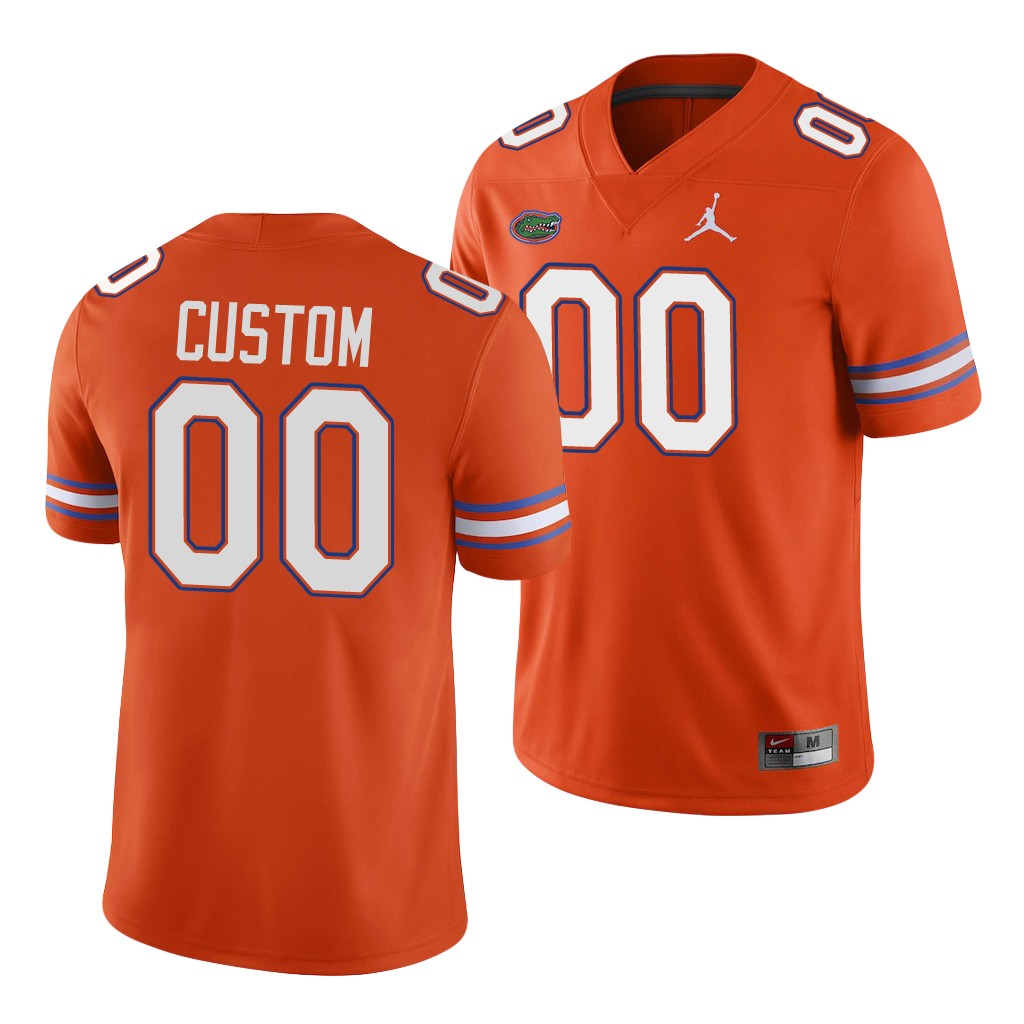 Florida Gators Custom Orange Game Men's College Jersey