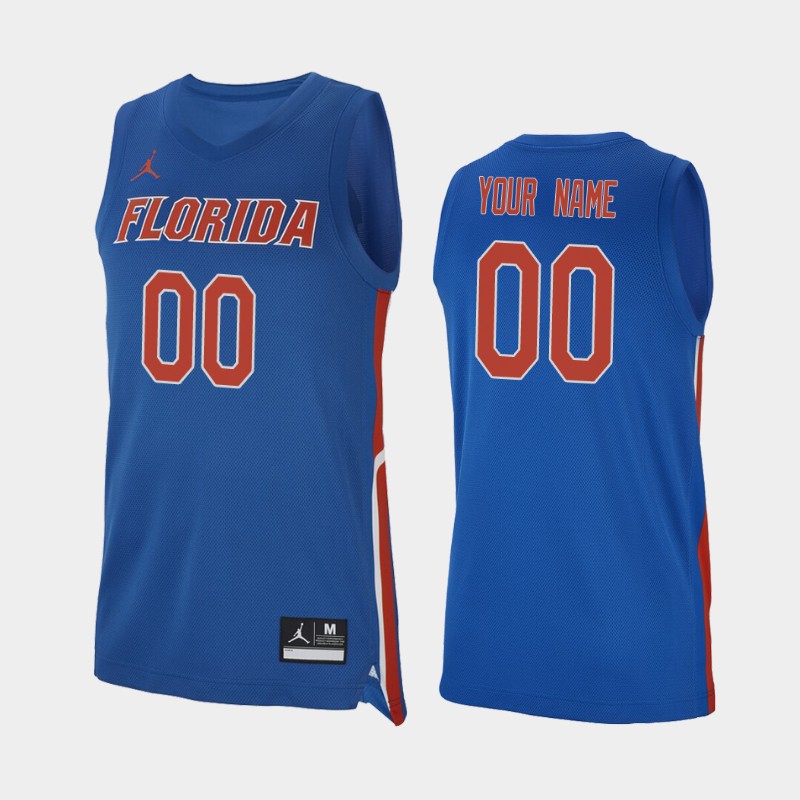 Florida Gators Custom Royal 2019-20 Men's College Jersey