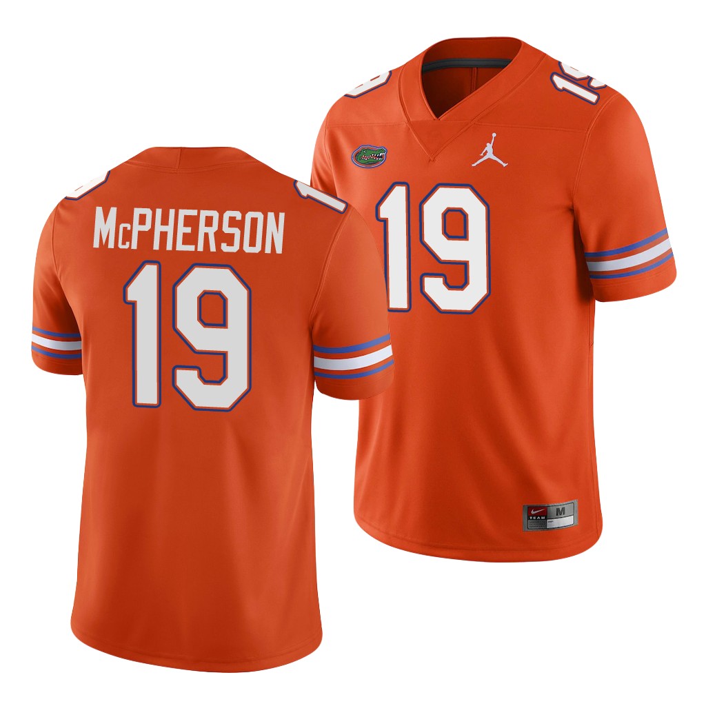 Florida Gators Evan McPherson Orange Game Men's College Jersey