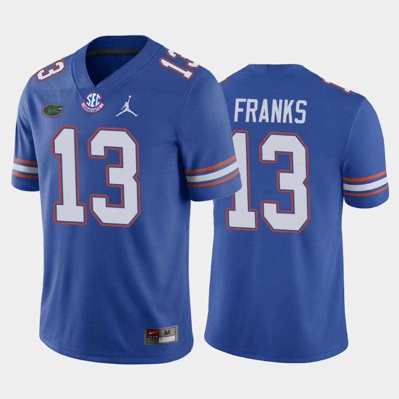 Florida Gators Feleipe Franks Blue Home Game Jersey College