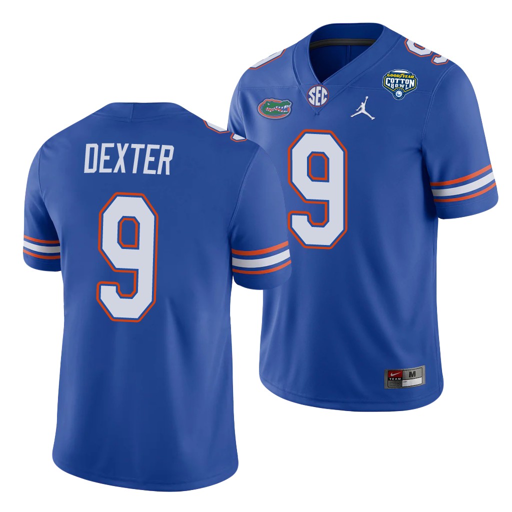 Florida Gators Gervon Dexter Royal 2020 Cotton Bowl Game Jersey