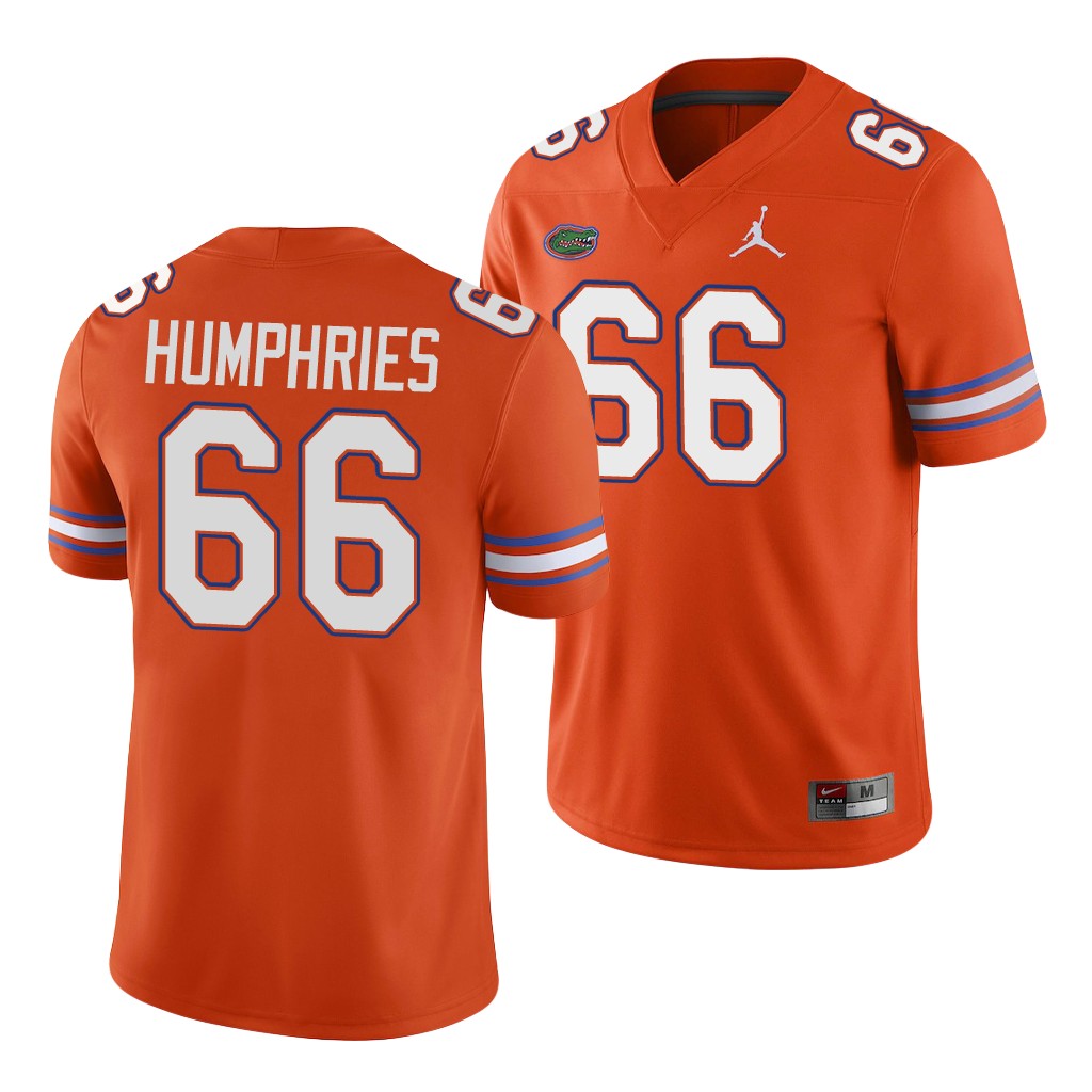 Florida Gators Jaelin Humphries Orange Game Men's College Jersey