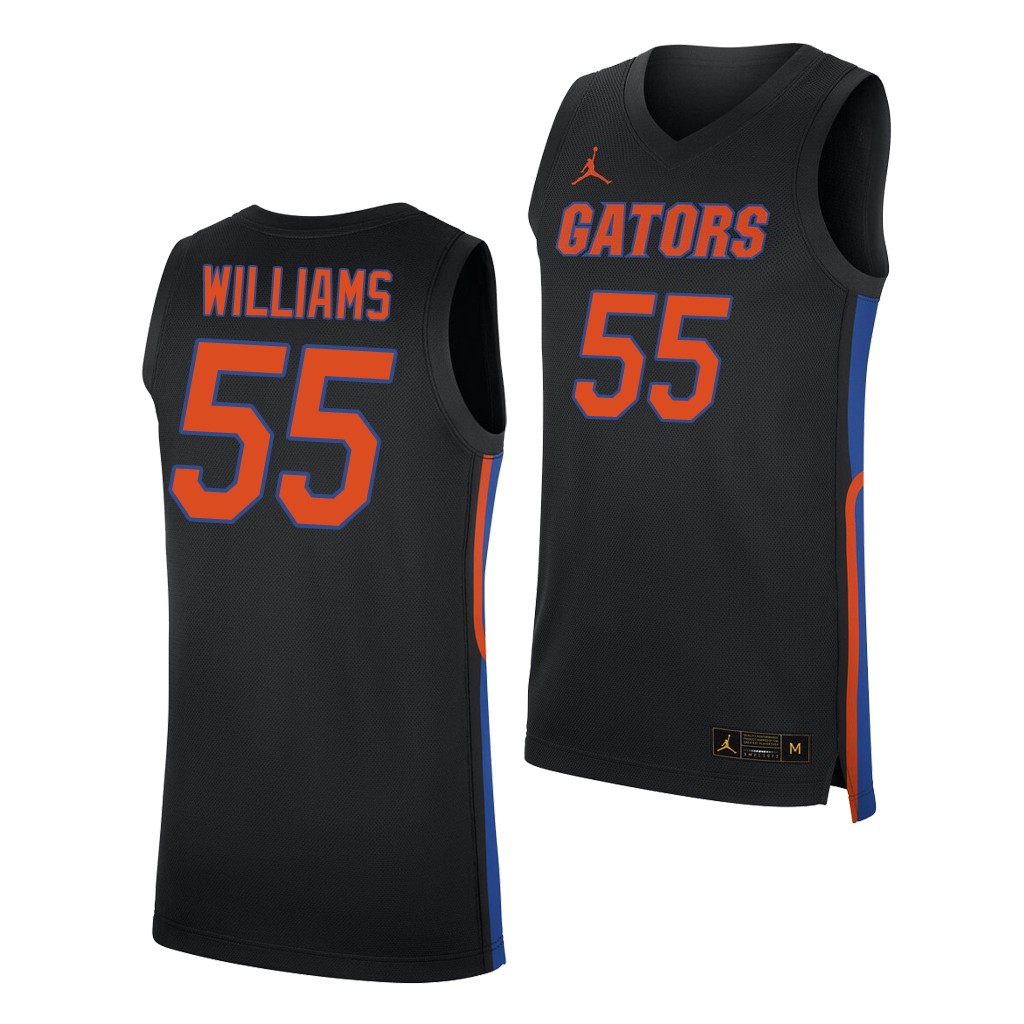 Florida Gators Jason Williams Black 2019-20 Men's College Jersey