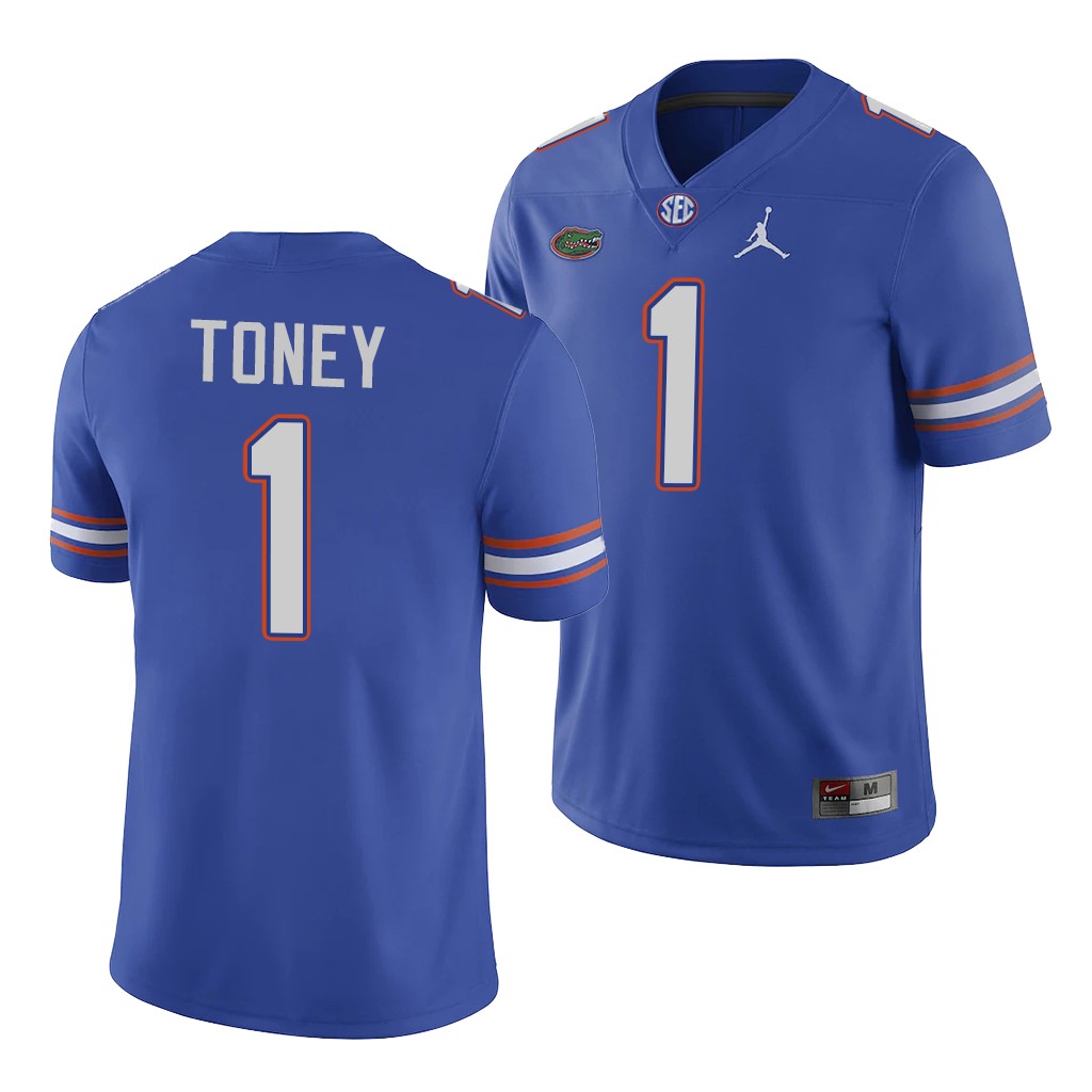 Florida Gators Kadarius Toney Royal Game College Jersey Men's