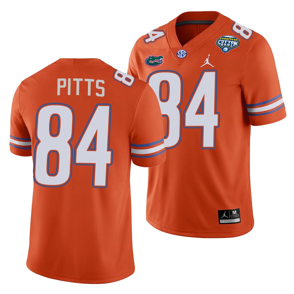 Florida Gators Kyle Pitts 2020 Cotton Bowl Classic Orange College Jersey