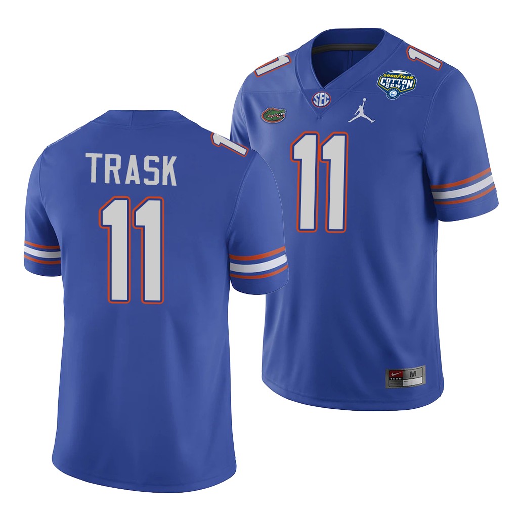 Florida Gators Kyle Trask 2020 Cotton Bowl Classic Royal College Jersey