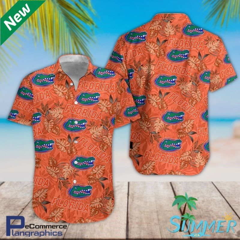 Florida Gators Team Aloha Shirt Hawaiian Aloha Shirt Hawaiian Beach Shirt
