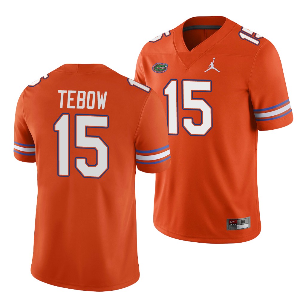 Florida Gators Tim Tebow Orange Game Men's College Jersey