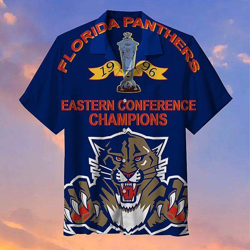 Florida Panthers Eastern Conference Champions – Premium Hawaiian Shirt – Gift For Sports Lovers