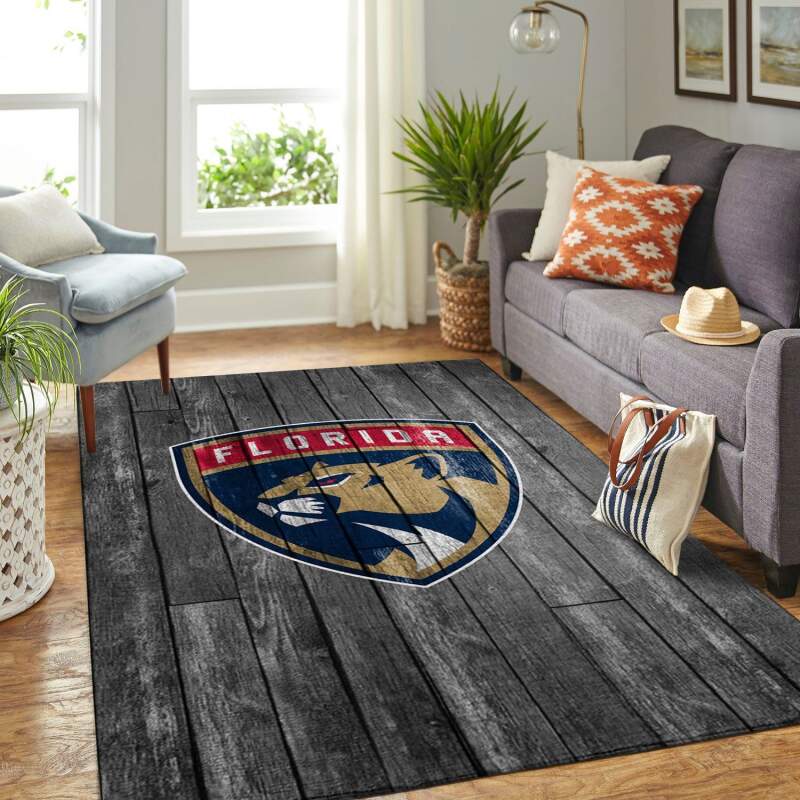 Florida Panthers Living Room Area Rectangle Rug