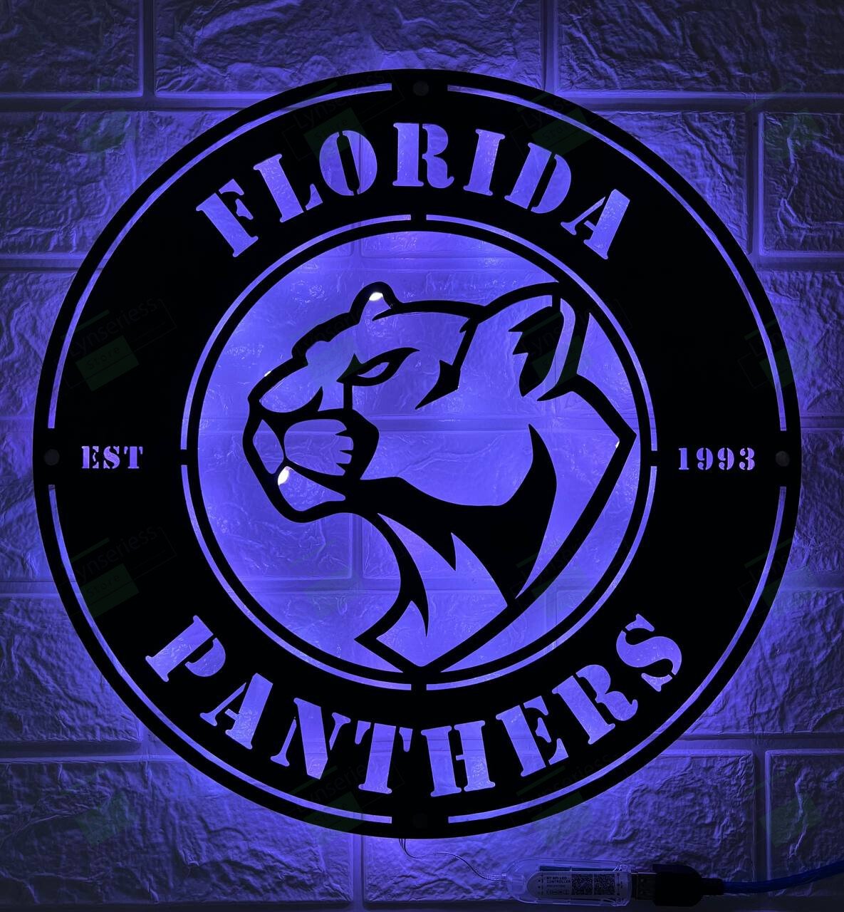 Florida Panthers Metal Sign – Led Light Sign NHL