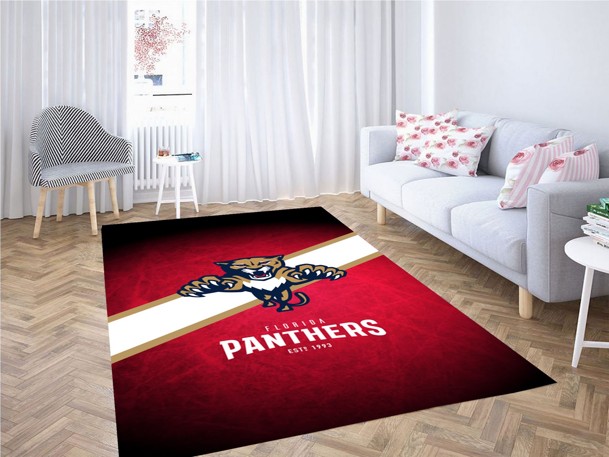 Florida Panthers Nhl Carpet Rectangle Rug