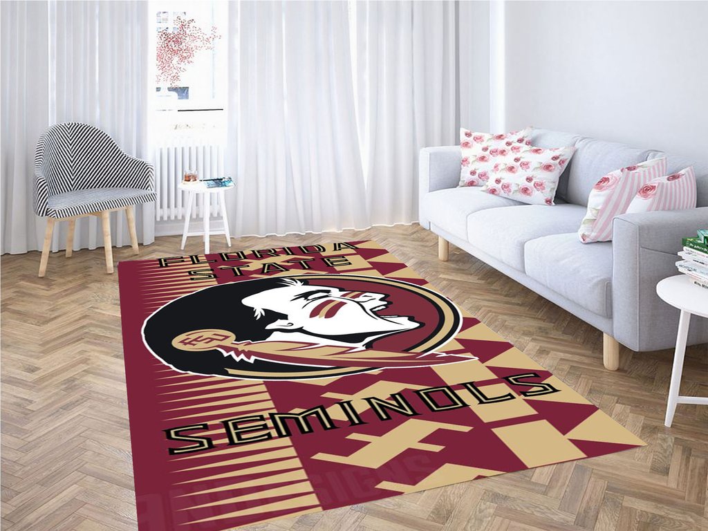 Florida State Seminoles Living Room Modern Carpet Rectangle Rug
