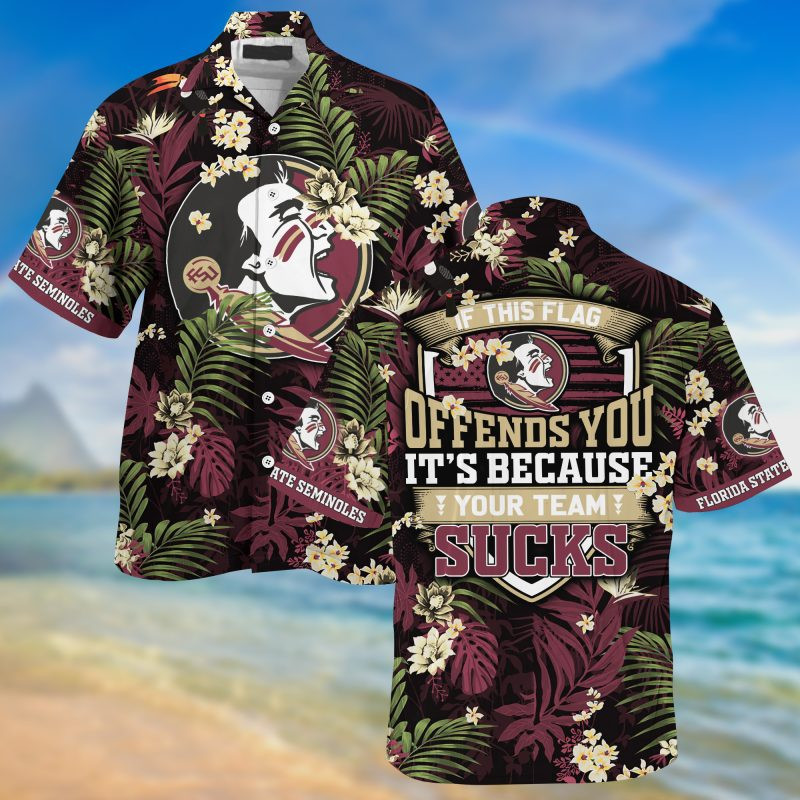 Florida State Seminoles NCAA Summer – Hawaii Shirt For This Season – Gift For Sport Lovers With Tropical Patterns