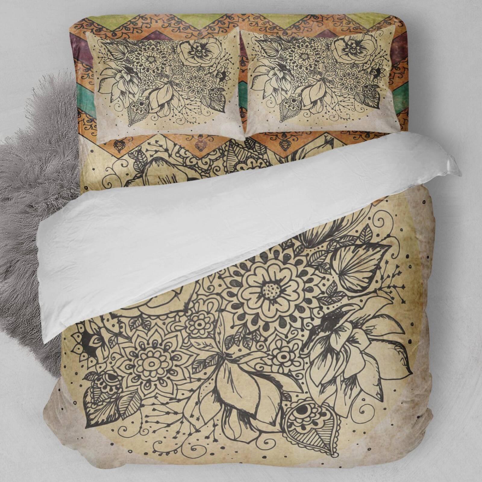 Flourish Bohemian Duvet Cover Bedding Set