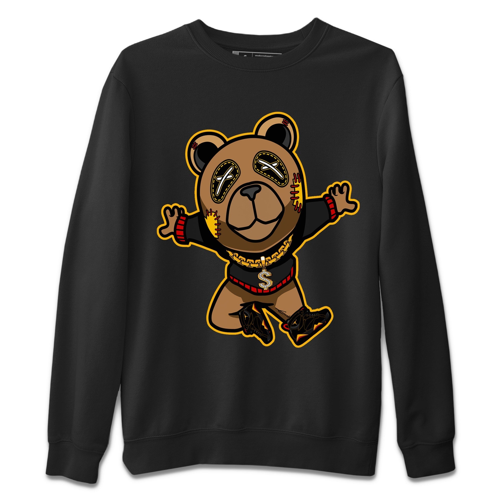 Flying Bear Unisex Sweater – Air Jordan 7 Citrus, Sneakers Matching Sweater