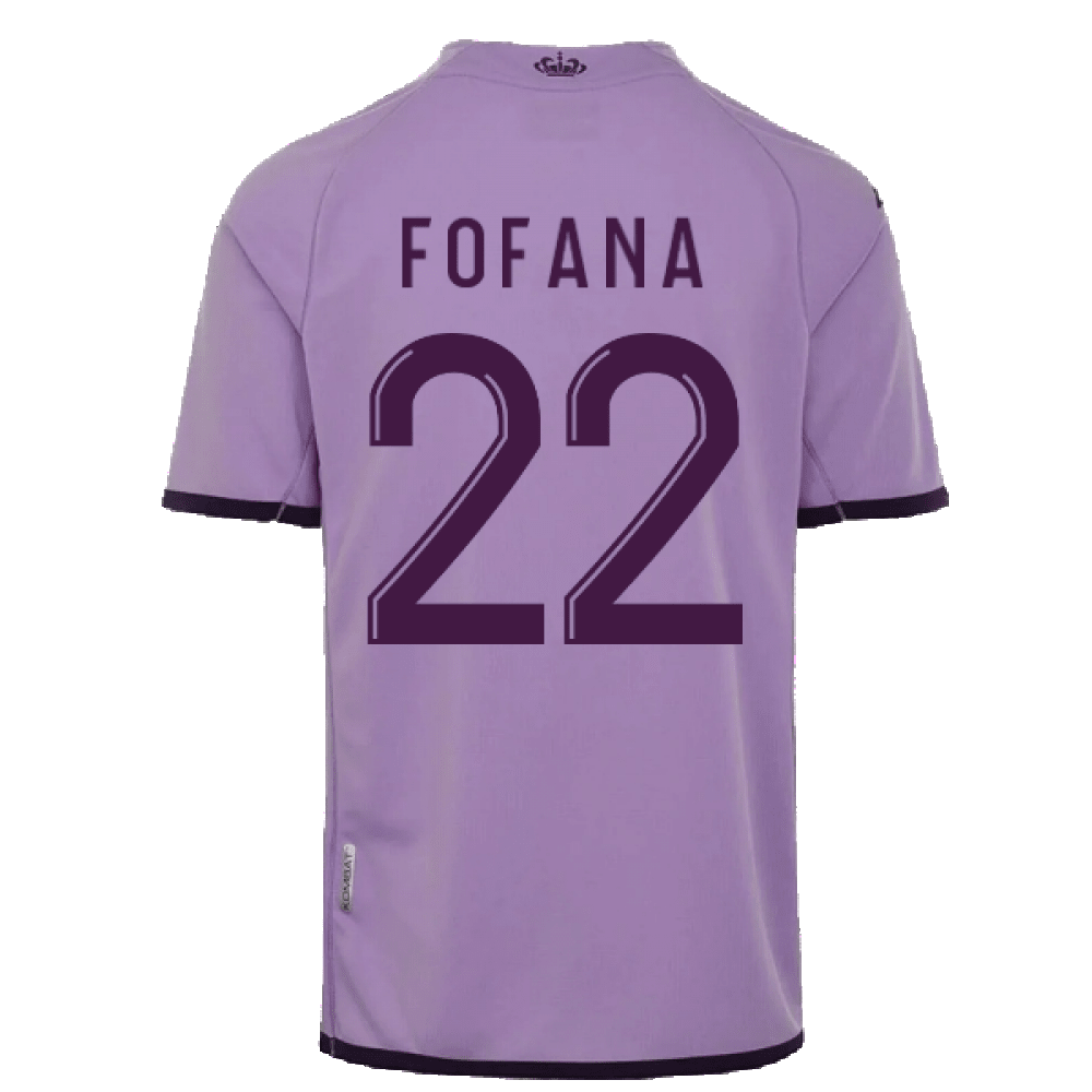 Fofana 22 AS Monaco 2022/23 Third Player Soccer Jersey – Purple