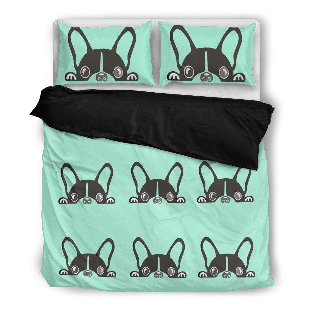 For Frenchies Lovers 3D Customized Duvet Cover Bedding Set