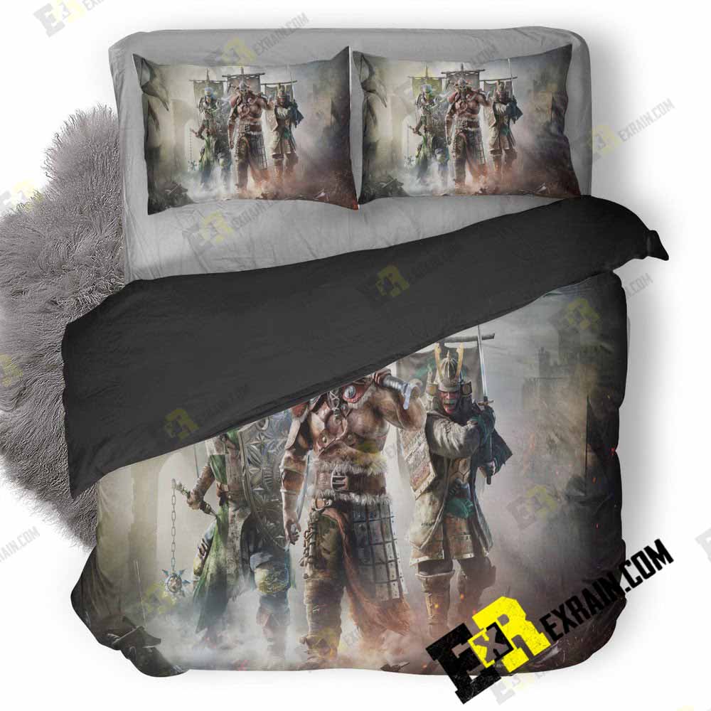 For Honor Video Game New Ih 3D Customized Duvet Cover Bedding Set