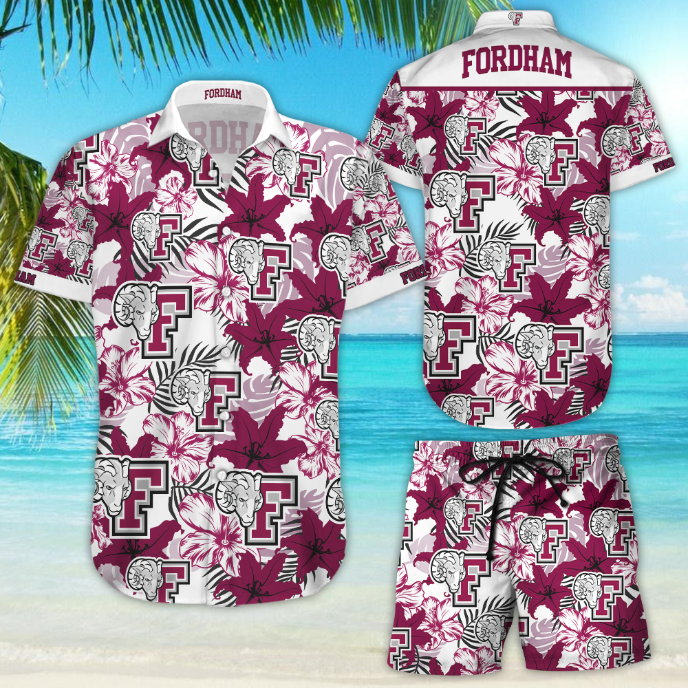 Fordham Rams Hawaiian Shirt