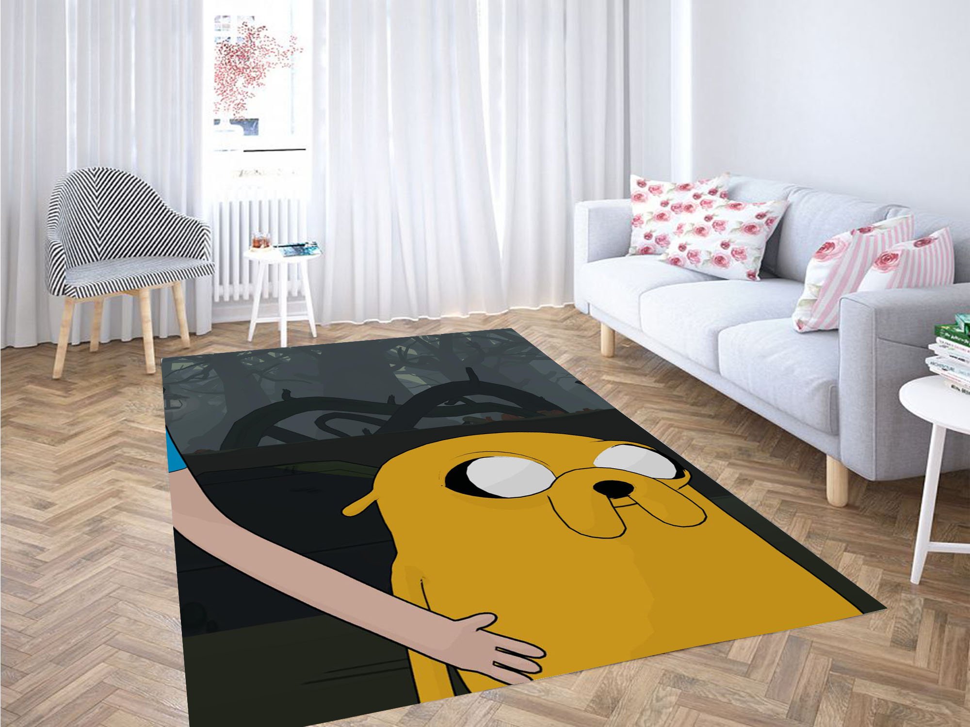 Forest Of Adventure Time Carpet Rectangle Rug