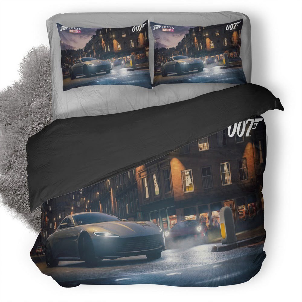Forza Horizon Aston Martin Db10 3D Customized Duvet Cover Bedding Set