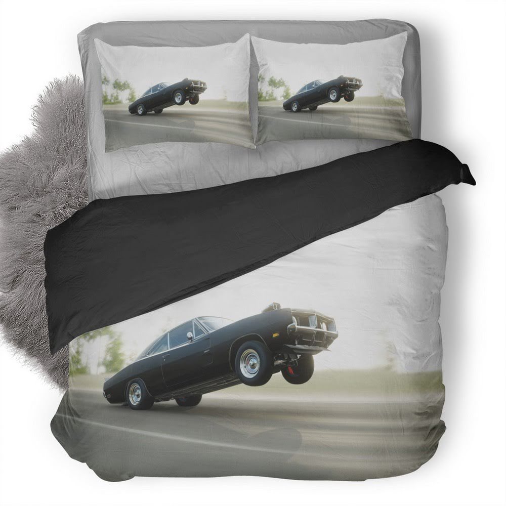 Forza Horizon Dodge Charger 3D Customized Duvet Cover Bedding Set