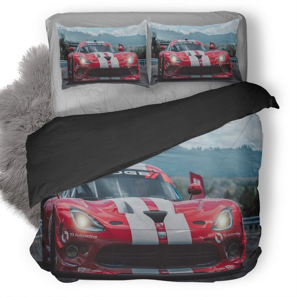 Forza Horizon Dodge Viper Srt Muscle Car 3D Customized Duvet Cover Bedding Set